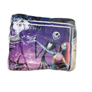 The Nightmare Before Christmas 50x40”Throw Blanket Jack Skelligton Sally